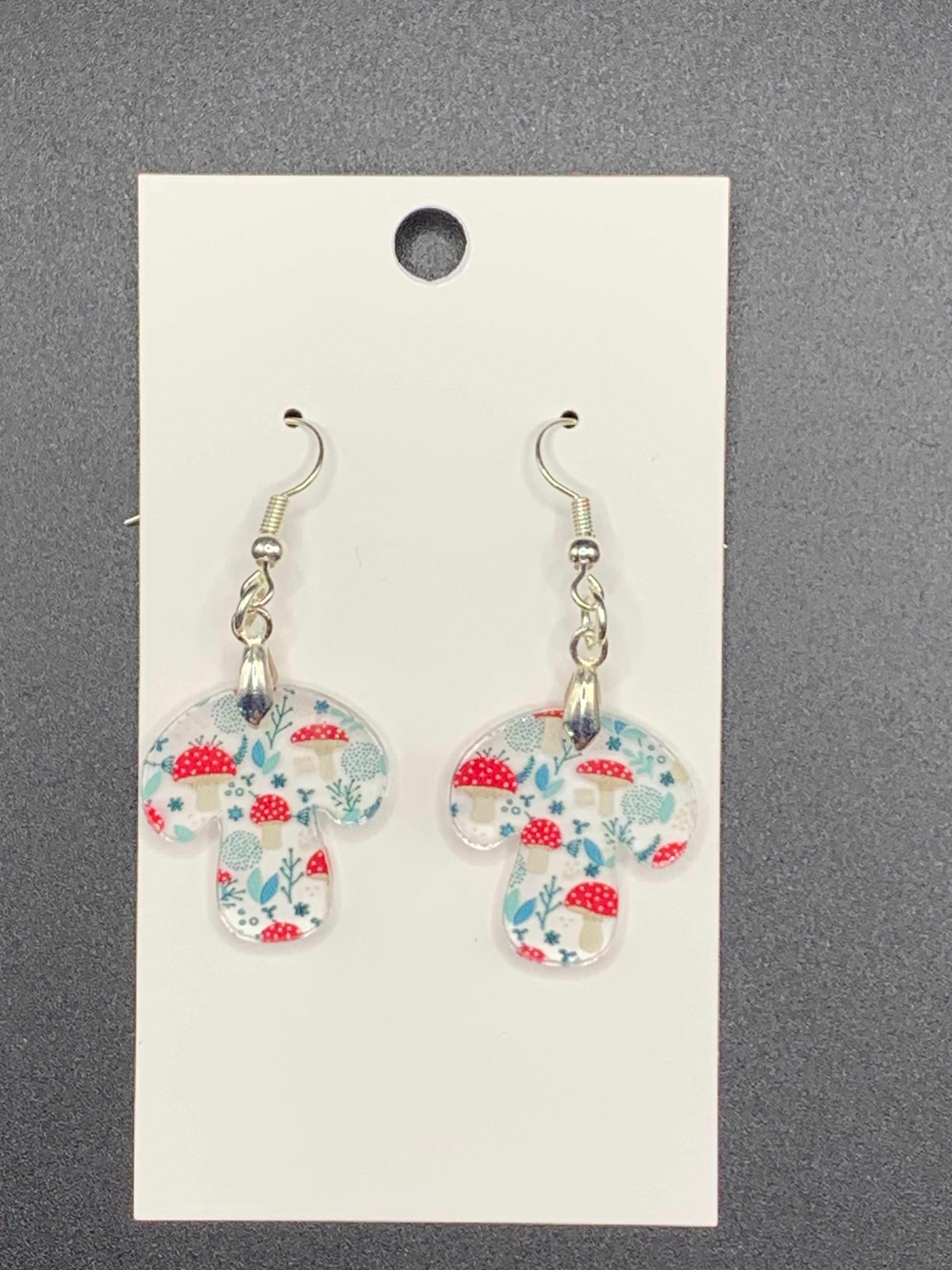 Mushroom Earrings