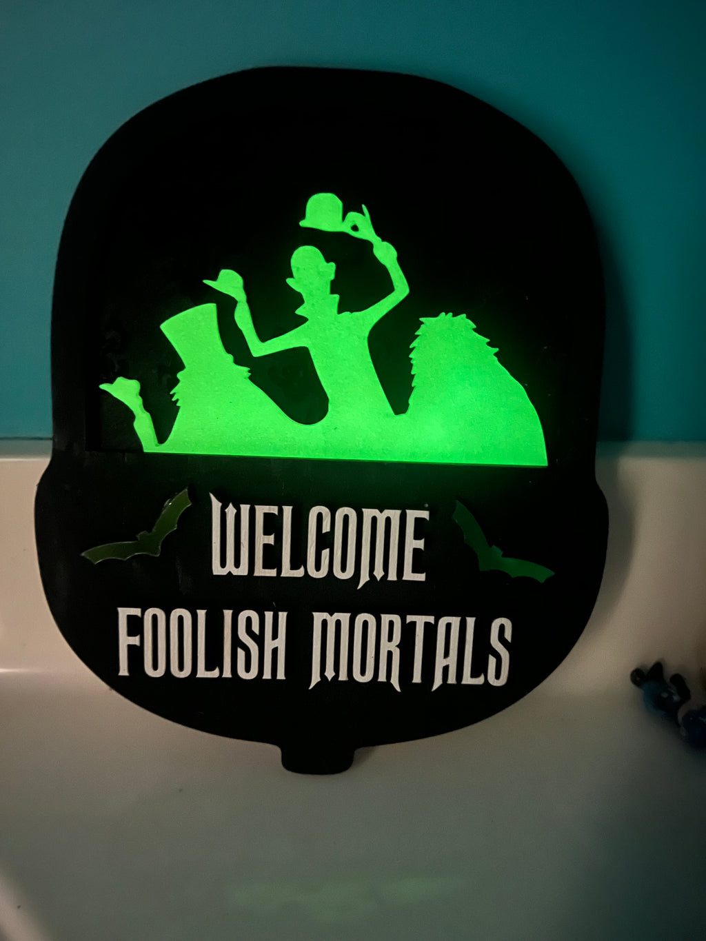 Haunted Mansion Door Sign