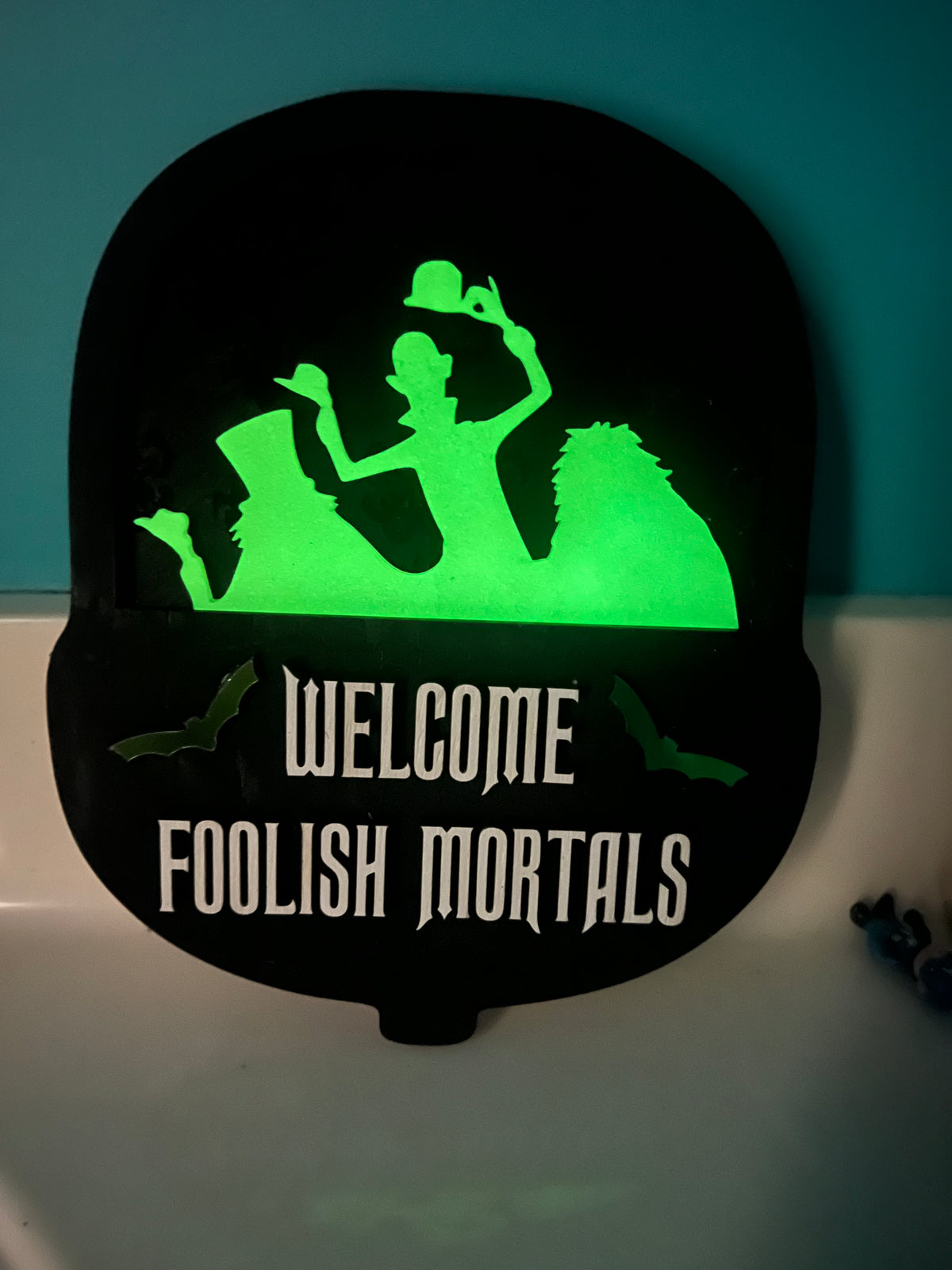 Haunted Mansion Door Sign
