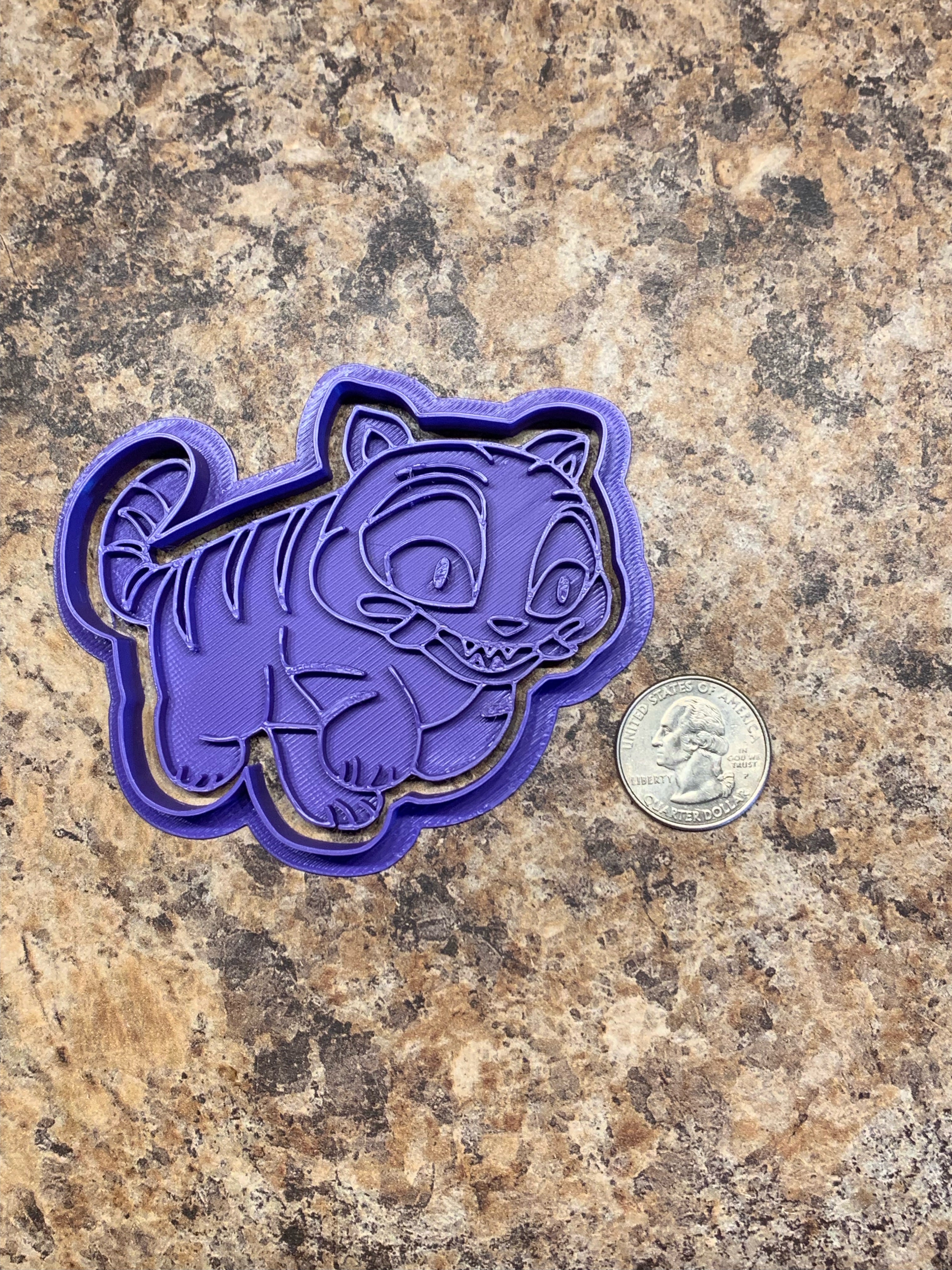 Derpy Tiger Cookie Cutter