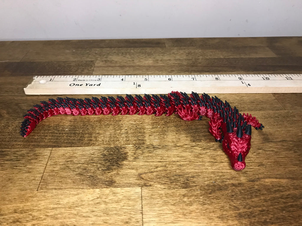 Dragon - red and black