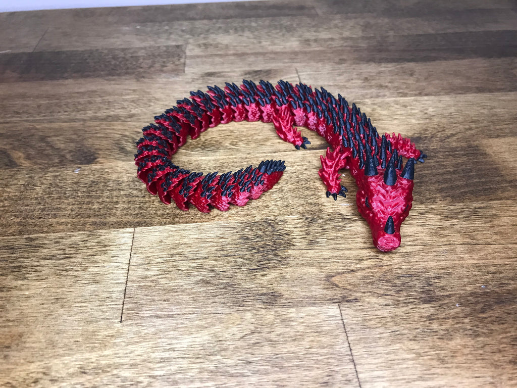 Dragon - red and black