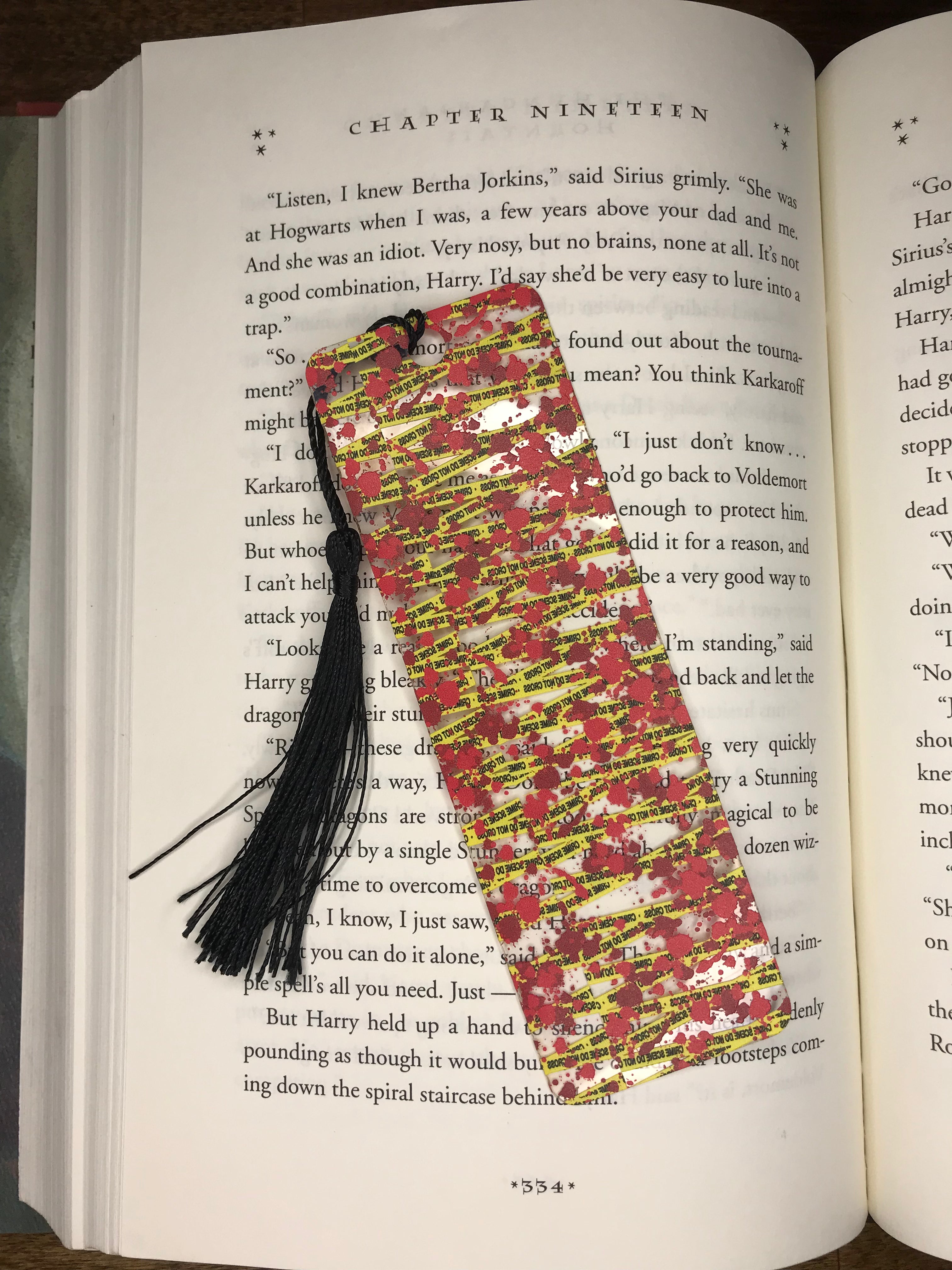 Crime Scene Bookmark