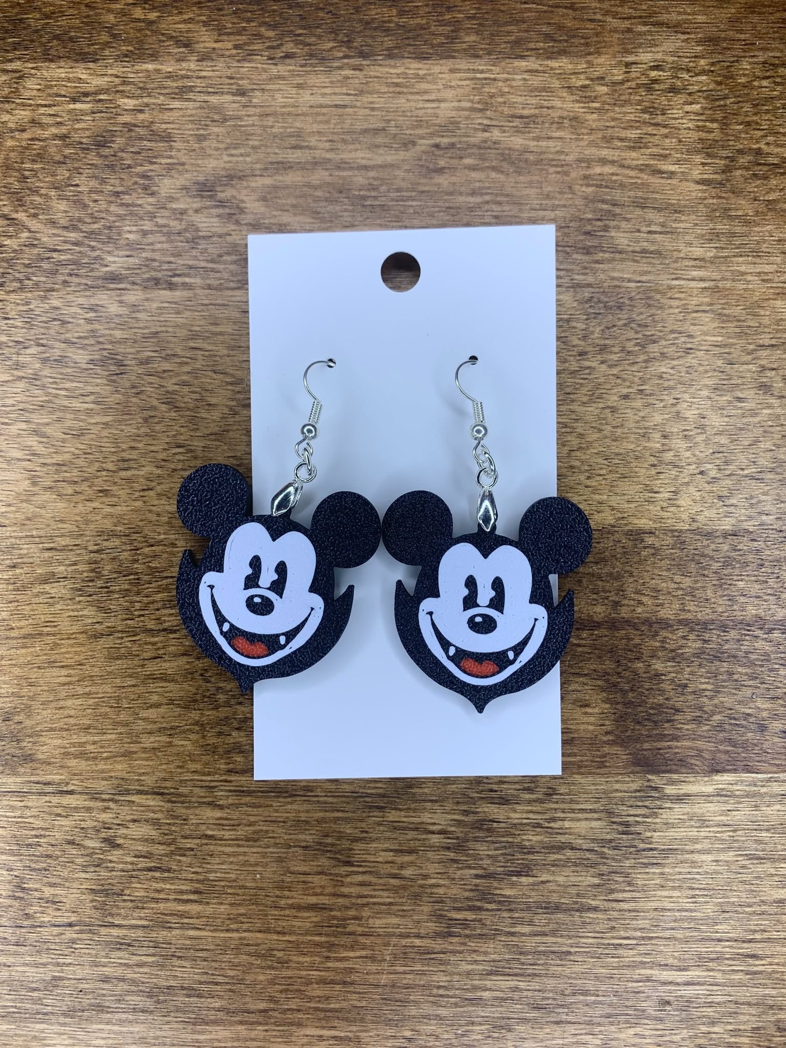 Vampire Mickey Earrings