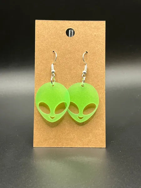 Glow Alien Earrings