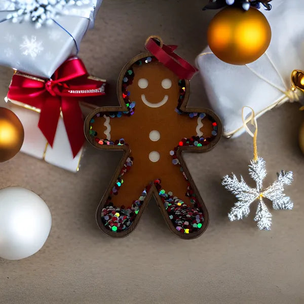 Gingerbread Shaker Ornament