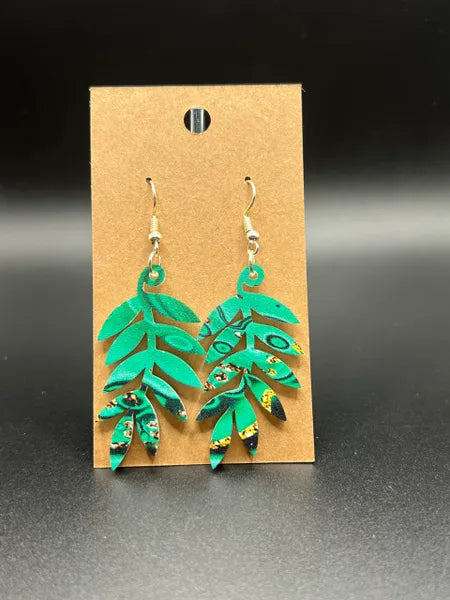 Long Leaf Earrings
