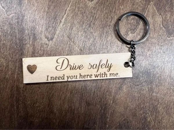 Drive Safely Keychain