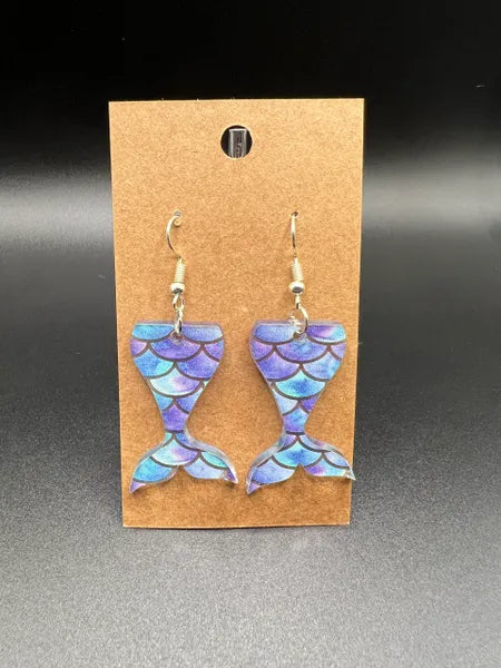 Mermaid Tail Earrings