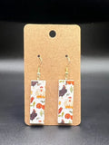 Rectangle Chicken Earrings