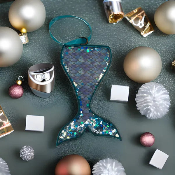 Mermaid Tail Shaker Ornament