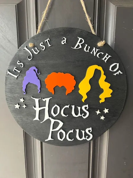 Hocus Pocus door sign