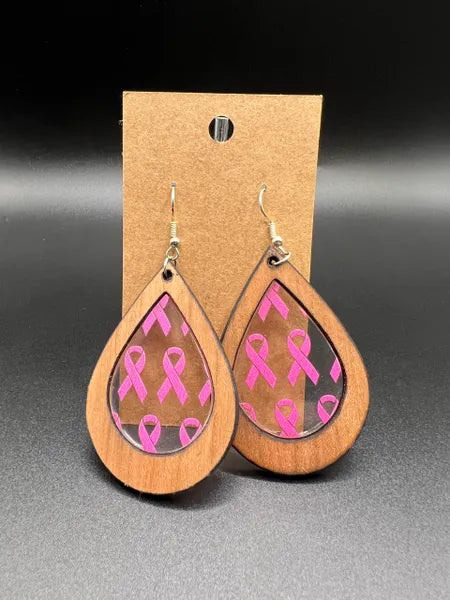 Breast Cancer Awareness Earrings