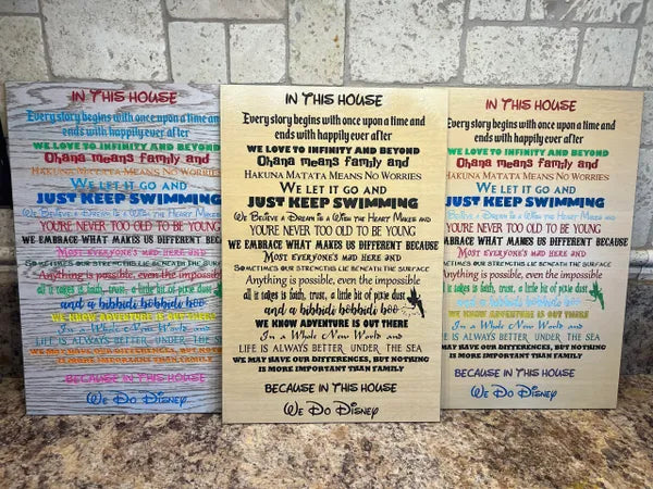 In this House Sign
