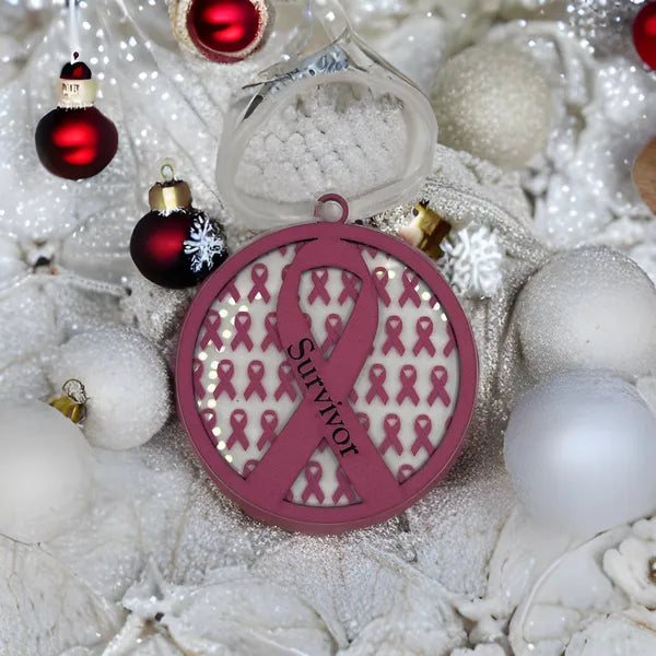 Breast Cancer Survivor Ornament