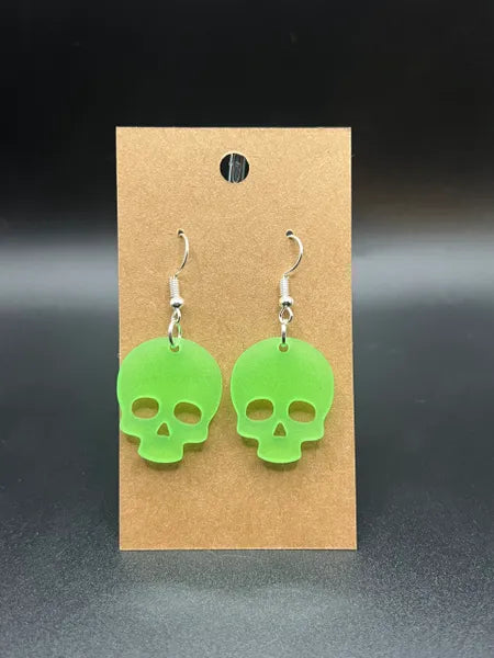 Glow Skull Earrings