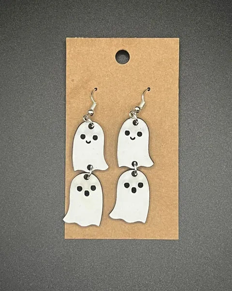 Double Ghost Earrings