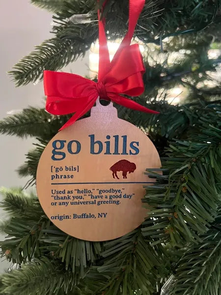 Go Bills ornament