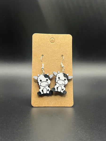 Cow Earrings
