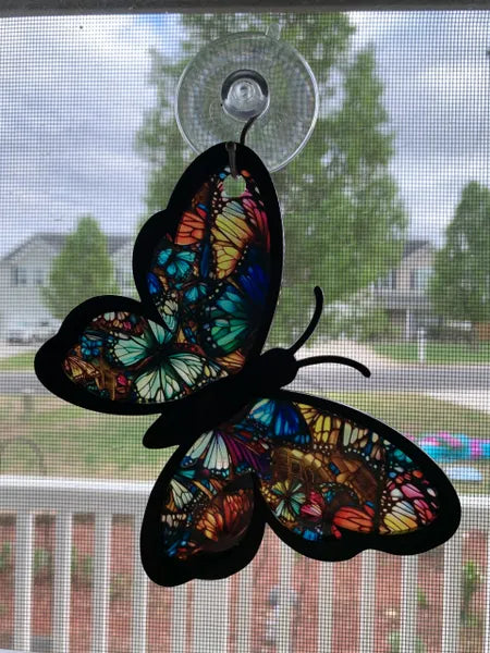Butterfly wing suncatcher