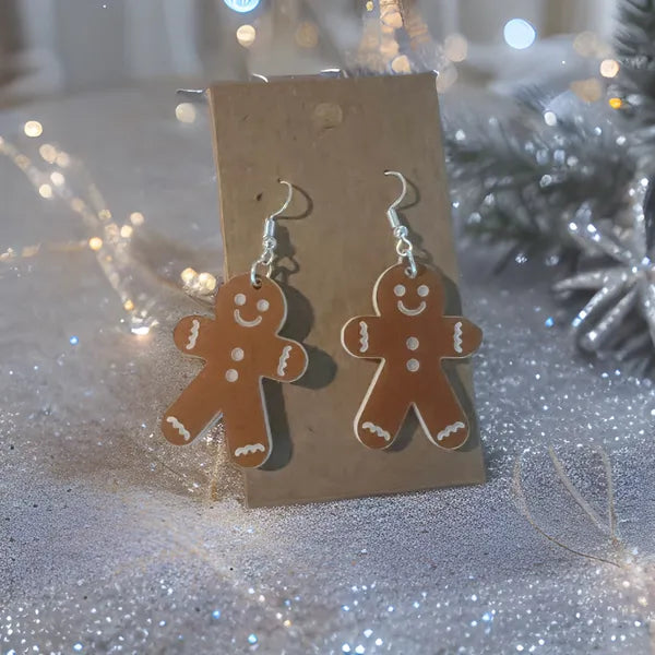 Gingerbread Earring