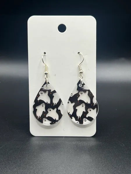 Teardrop ghost Earrings