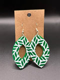 Double Sided Oval Earrings