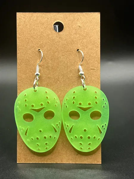 Glow Jason Mask Earrings