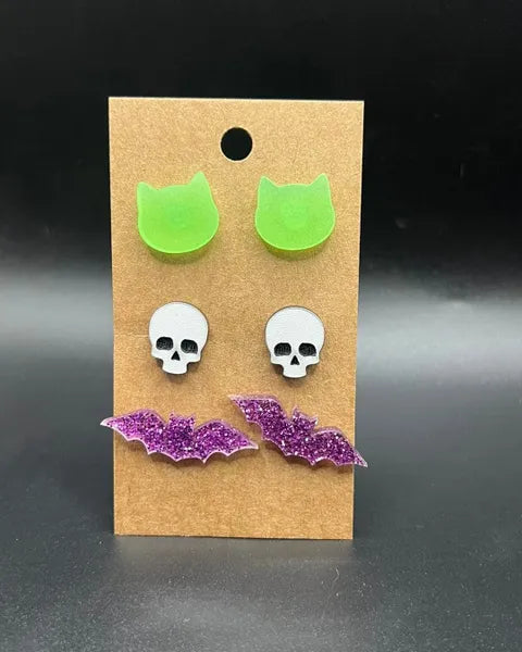 3 Stud Halloween Set