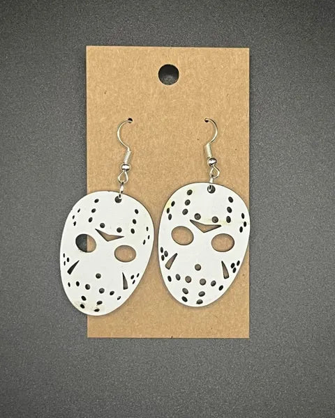 Jason Mask Earrings