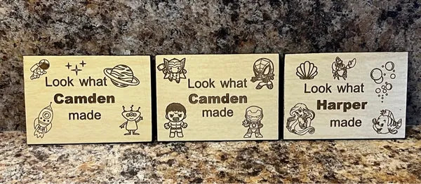 Personalized fridge magnet