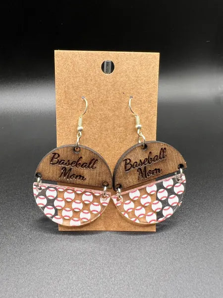 Baseball Mom Earrings
