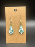 Double-sided green Earrings